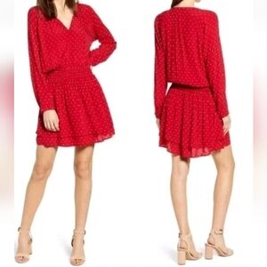 Rails Red Polka Dot Dress
